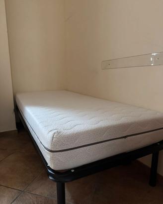 Rete con doghe + materasso Memory 1 piazza
