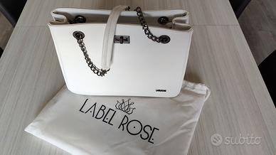 Borsa bianca Label Rose