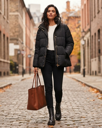 Piumino Donna Zara Eur XS Vestibilità L
