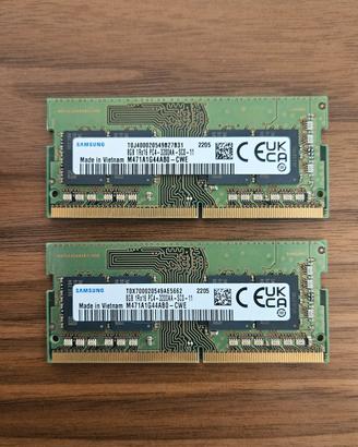 Samsung RAM 16GB (2x8) DDR4 3200MHz SO-DIMM