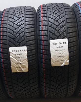 4 GOMME 235 50 18 DUNLOP BR694