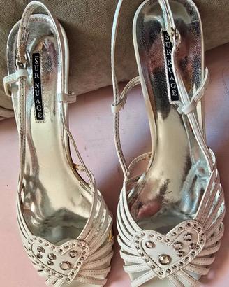 Scarpe sandali donna bianchi Sur Nuage Tg. 40