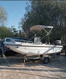 barca m.4 Yamaha 20 hp 4 tempi carrello omologato 
