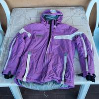 Giacca da sci viola per bambina