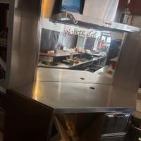 Banco in Acciaio piano per Macchina da caffè con s