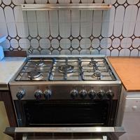Piano cottura cm.90 a gas metano e con forno elett