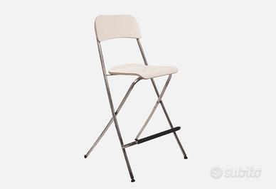 Sgabello alto con schienale