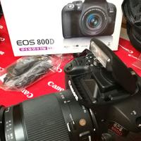 Canon 800D, 24mpx, WIFI, display girevole
