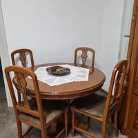 soggiorno in radica di noce