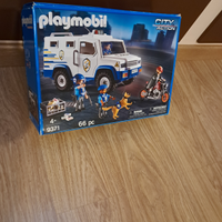 Playmobil furgone portavalori e cane poliziotto