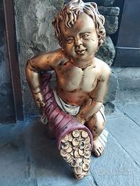 Bimbo con cornucopia