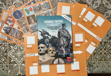 Libro 2^ media Storia Facile per DSA, BES - NUOVO