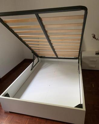 Letto singolo contenitore 128x212 h97 - Smontato