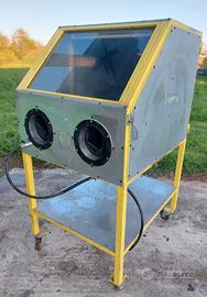 Cabina sabbiatura o verniciatura