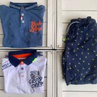 Polo e Bermuda Bambino OM 7-8 anni 128 cm