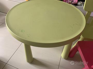 Tavolino rotondo per bambini