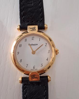 Burberry orologio donna placcato in oro 