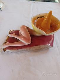 Posacenere Vintage An'50 Pin-Up Sombrero "Sanremo"