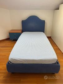 Letto singolo  imbottito
