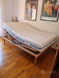 Rete ortopedica motorizzata e materasso ortopedico