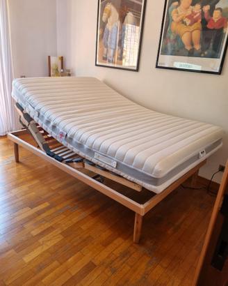 Rete ortopedica motorizzata e materasso ortopedico