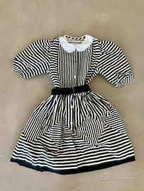 Vestito bambina elegante in cotine foderato
