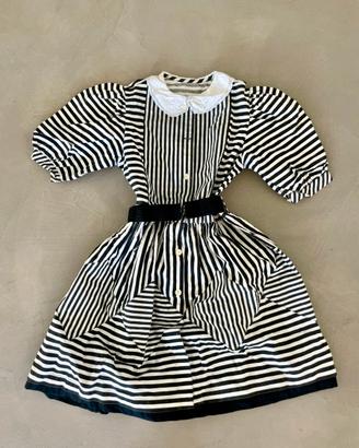 Vestito bambina elegante in cotine foderato