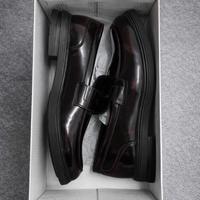 Mocassini bordeux lucido