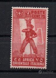 Africa Orientale Italiana 1938  MNH   Lotto 4713