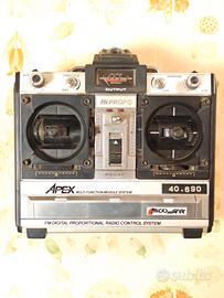 Radiocomando Vintage JR PROPO Apex R 40 MHz