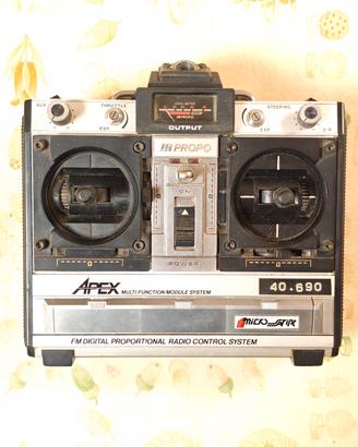 Radiocomando Vintage JR PROPO Apex R 40 MHz