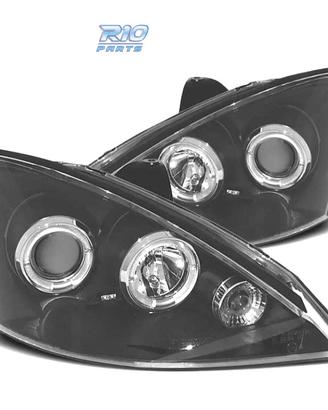 FARI FORD FOCUS 98-01 ANGEL EYES LED NERO