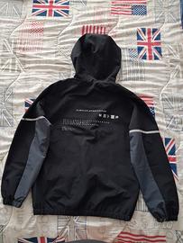 Giacca antivento ZARA nera con cappuccio