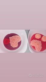 candele in piatto di ceramica