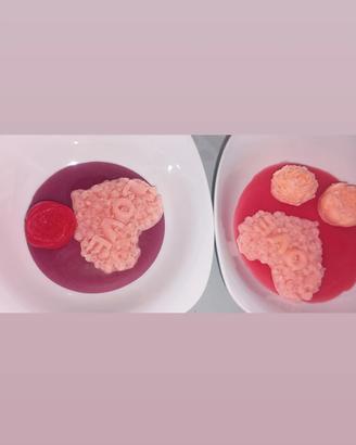 candele in piatto di ceramica