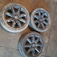 3 cerchi e gomme mini R50 R17