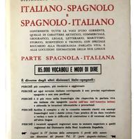 Dizionario di lingua spagnola Hoepli