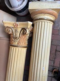 Colonne in gesso