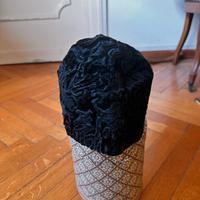 Cappello vintage uomo pelliccia astrakan