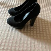scarpe donna misura 38 nere con tacco alto