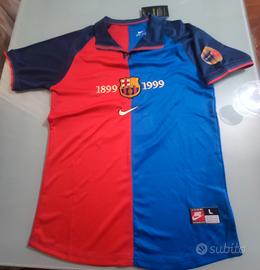 maglia calcio Barcellona centenario Rivaldo L