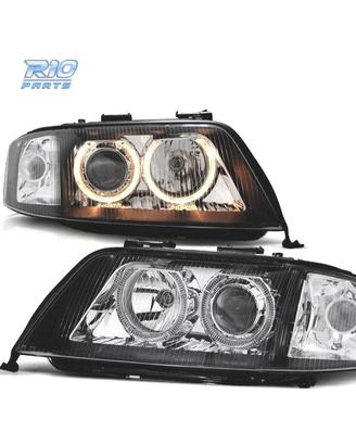 FARI AUDI A6 4B 97-99 ANGEL EYES FONDO NERO