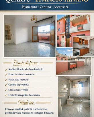 Trivano luminoso doppia esp posto auto ascensore