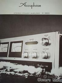 Manuale Accuphase P-300
