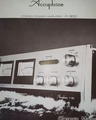 Manuale Accuphase P-300