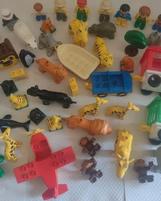 Lotto LEGO Duplo Animali del Mondo + 13 Personaggi