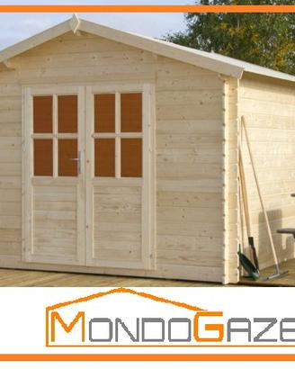 Casette legno gazebo 3x3 mt 34mm ricovero attrezzi