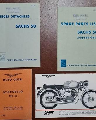 Manuale officina Guzzi Stornello Ricambi Sachs 50