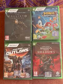 LOTTO GIOCHI XBOX SERIES X (NUOVI)