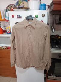 Camicia Enrico Coveri Beige Uomo